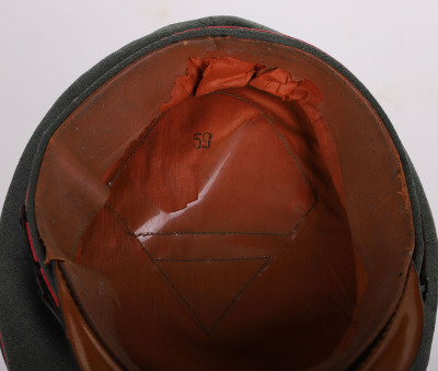 WWII GERMAN HEER PANZER EM VISOR HAT - 10