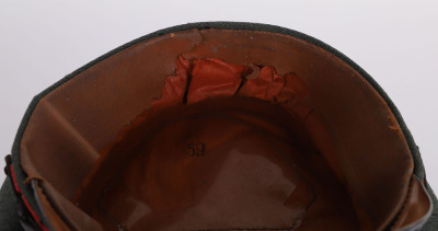 WWII GERMAN HEER PANZER EM VISOR HAT - 11