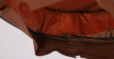 WWII GERMAN HEER PANZER EM VISOR HAT - 12