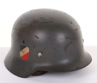 WWII GERMAN HEER M-35 DOUBLE-DECAL HELMET - 3