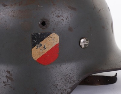 WWII GERMAN HEER M-35 DOUBLE-DECAL HELMET - 7