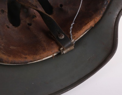 WWII GERMAN HEER M-35 DOUBLE-DECAL HELMET - 14