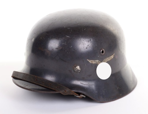 WWII GERMAN LUFTWAFFE M-35 DOUBLE-DECAL HELMET