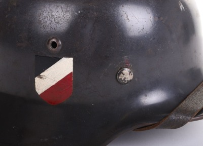 WWII GERMAN LUFTWAFFE M-35 DOUBLE-DECAL HELMET - 6