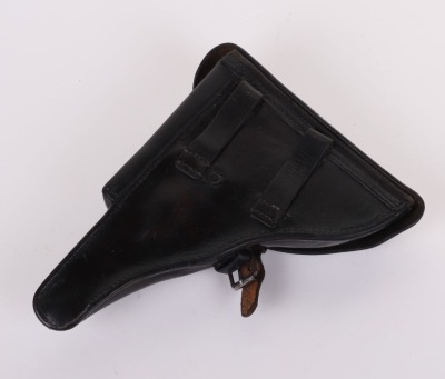 WW2 GERMAN WAFFEN-SS / POLICE LUGER PISTOL HOLSTER - 3