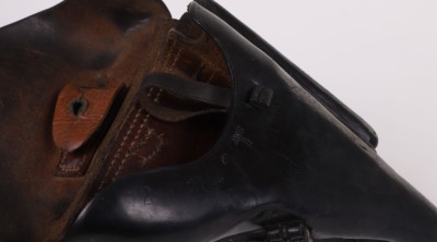 WW2 GERMAN WAFFEN-SS / POLICE LUGER PISTOL HOLSTER - 8