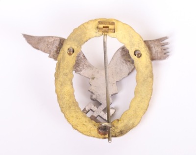 WW2 GERMAN LUFTWAFFE PILOT OBSERVERS QUALIFICATION BADGE - 3