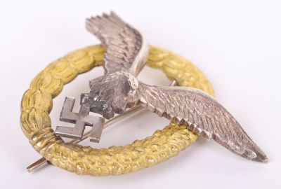 WW2 GERMAN LUFTWAFFE PILOT OBSERVERS QUALIFICATION BADGE - 5