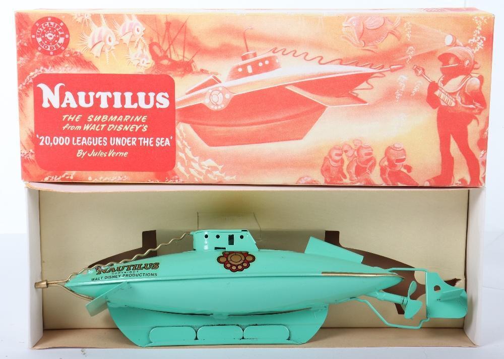 Sutcliffe Tinplate Clockwork Nautilus Submarine from Walt Disney's 20,000  Leagues Under the Sea
