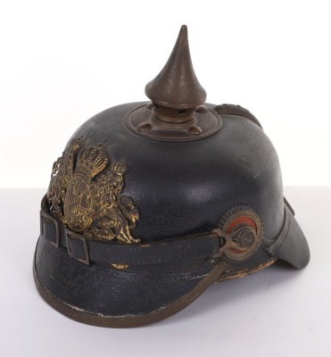 WW1 GERMAN BAVARIAN OTHER RANKS PICKELHAUBE