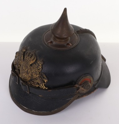 WW1 GERMAN BAVARIAN OTHER RANKS PICKELHAUBE - 2