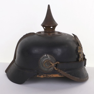 WW1 GERMAN BAVARIAN OTHER RANKS PICKELHAUBE - 5