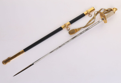 US NAVAL OFFICERS SWORD - 2