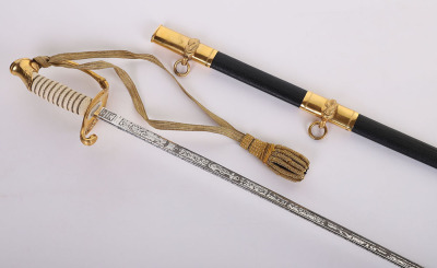 US NAVAL OFFICERS SWORD - 3