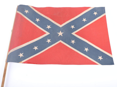 CIVIL WAR PERIOD CONFEDERATE PARADE FLAG