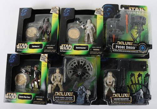 Star Wars Power of the Force Deluxe and Special Limited Edition with Coins Mint Carded Action Figures Kenner,