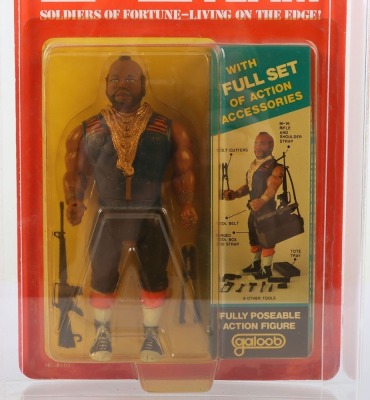 Five A -Team Carded Action figures by Galoob 1983, all fully sealed - 8
