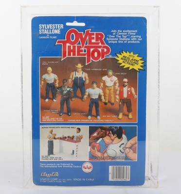 UKG Graded 80 Lincoln Hawk Silvester Stalllone Over The top action figure - 4