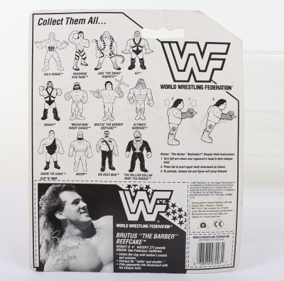 Brutus The Barber Beefcake series 1 WWF Wrestling figure by Hasbro - 2