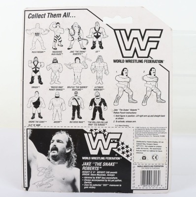 Jake The Snake Roberts series 1 WWF Wrestling figure by Hasbro - 2