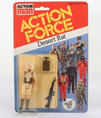 Palitoy Action Force Desert Rat action figure, series 1