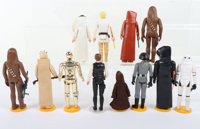 Twelve Loose First Wave Vintage Star Wars Figures - 2