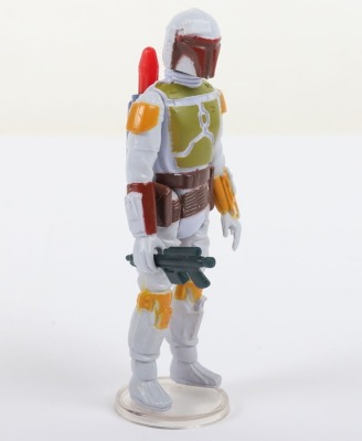 Vintage Star Wars Boba Fett Tri Logo light blue Loose Action Figure - 2