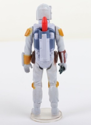 Vintage Star Wars Boba Fett Tri Logo light blue Loose Action Figure - 3