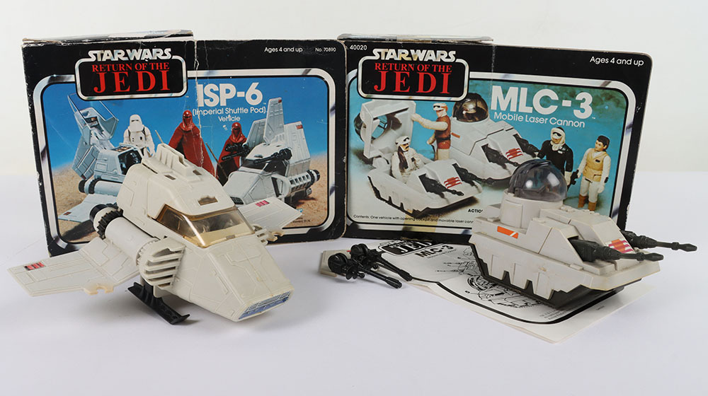 Two Boxed Vintage Star Wars Mini Rigs Return of the Jedi