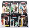 Seventeen Loose 1st -2nd-3rd Wave Vintage Star Wars Figures with Backing Cards - 3