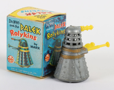 Boxed Marx Toys Dr.Who and the Dalek Rolykins - 2