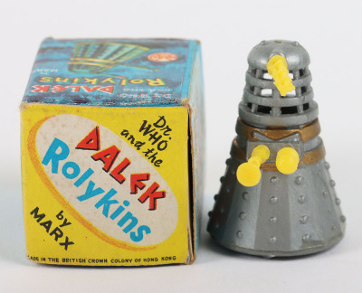 Boxed Marx Toys Dr.Who and the Dalek Rolykins - 3