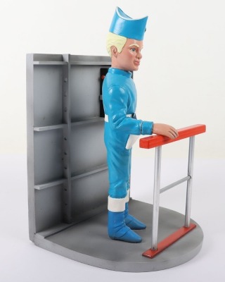 A painted wood and resin pre-production model of Thunderbirds Alan Tracy at his post, 1990s - 3