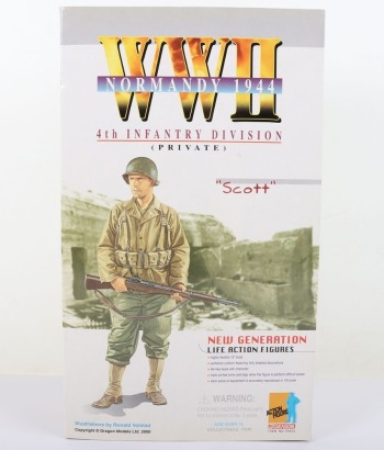 WW2 Normandy 1944 4th Infantry Division Private Scott Dragon Models Action Figure