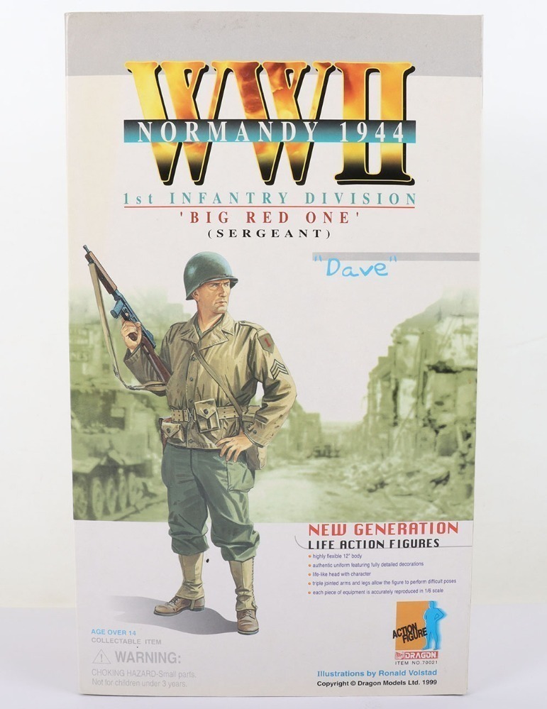 ミリタリー WWII NORMANDY 1944 1st INFANTRY DIVISION WW2 Normandy 1944 1st Infantry Division Big Red One Sergeant Dave