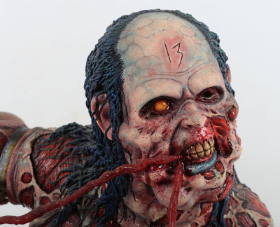 Fantasy Horror Figure, created by Martin Astles, on wooden base, approx size of figure H. 30cms x W. 44cms - 2