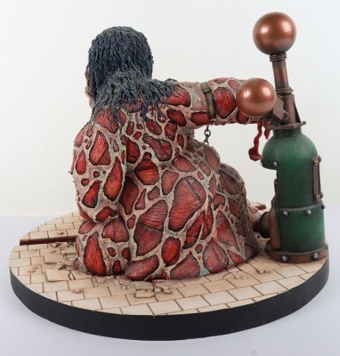 Fantasy Horror Figure, created by Martin Astles, on wooden base, approx size of figure H. 30cms x W. 44cms - 5