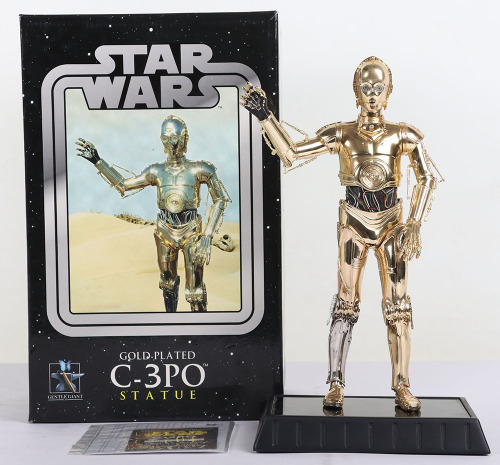 Star Wars Gentle Giant Gold Plated C-3PO Limited Edition Statue