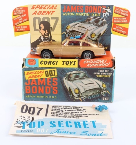Corgi Toys 261 James Bond Aston Martin D.B.5 from the Film &ldquo;Goldfinger&rdquo;