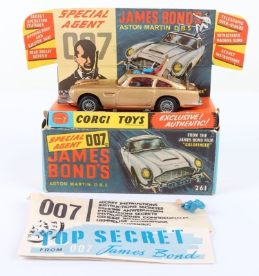 Corgi Toys 261 James Bond Aston Martin D.B.5 from the Film &ldquo;Goldfinger&rdquo;