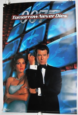 A Collection of Nine Original James Bond Film Posters