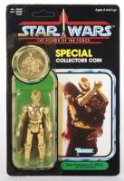 Kenner Star Wars The Power of The Force See-Threepio (C-3PO) Removable Limbs with special collectors coin