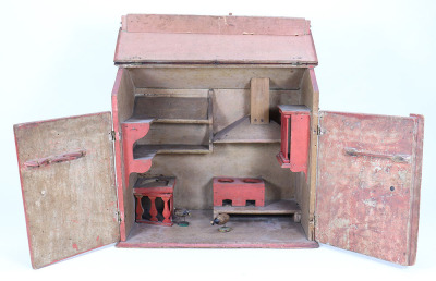 A charming early 19th century Dutch style wooden kitchen, - 2