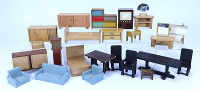 Collection of 1950s/60s Doll House furniture, - 2
