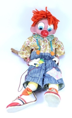Pelham Puppet No.2 large Clown puppet, 1970s, - 2
