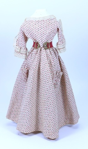 A good early dolls dress, 1840s-50s,