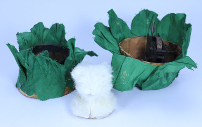 A Roullet and Decamps Rabbit in lettuce mechanical toy, French circa 1900, - 2