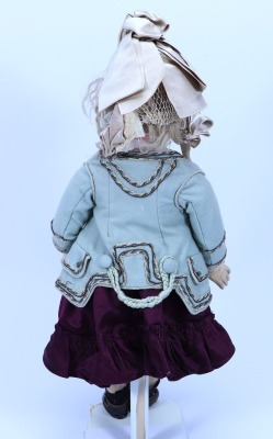 A Series C Bourgoine Steiner bisque head Bebe doll, size 2, French circa 1880, - 4