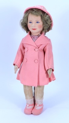 A Chad Valley Princess Elizabeth cloth doll, English circa 1935,