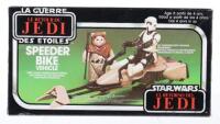 Vintage Boxed Palitoy General Mills Clipper Meccano Star Wars Return Of The Jedi Speeder Bike Vehicle